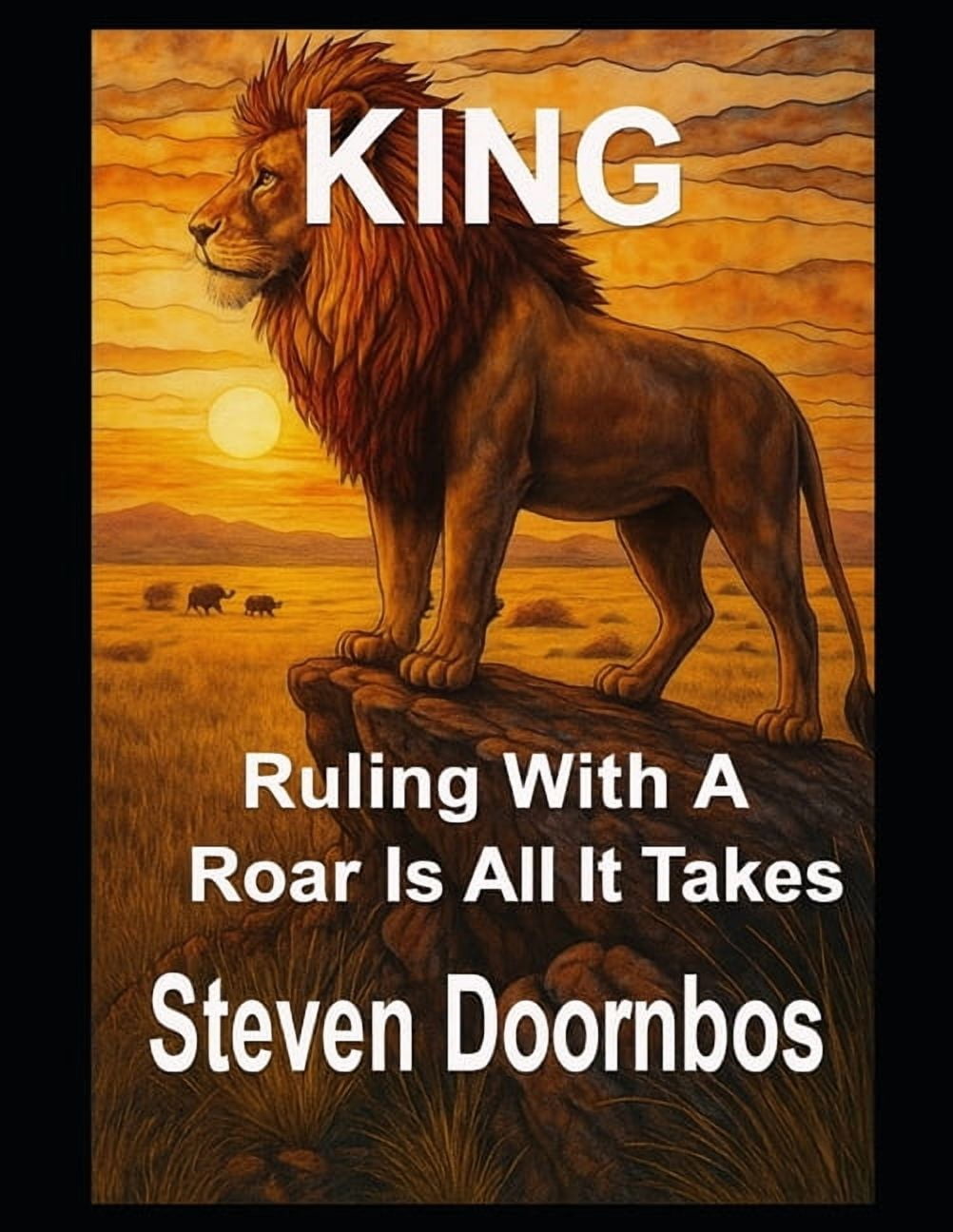 King: Ruling With A Roar Rather Than A Fight: Ruling with a war is sometimes all it takes to maintain peace and quiet in, (Paperback)