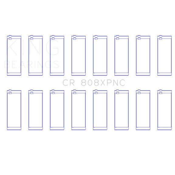 King STDX .001 Conrod Bearings Compatible with Chevrolet BBC 369 502 Gen IV V VI COATED Fits select: 1988-2000 CHEVROLET GMT-400, 1981-1999 CHEVROLET SUBURBAN