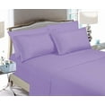 thumbnail image 1 of Elegant Comfort Smooth Touch Microfiber Sheets, Lightweight Cooling Bedding Set, Fade Resistant, Deep Pocket Design, 4 Piece SetKing, Lilac, 1 of 4