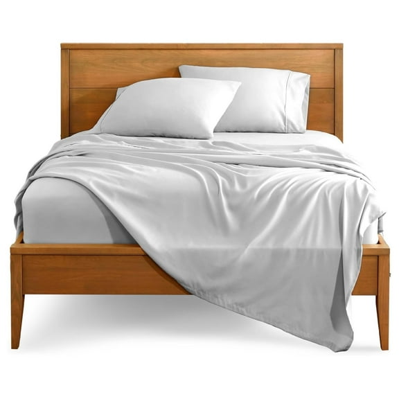 King Sheet Set - Luxury 1800 Ultra-Soft Microfiber King Bed Sheets - Double Brushed - Deep Pockets - Easy Fit - 4 Piece Set - Bedding Sheets & Pillowcases (King, Cloud Grey)