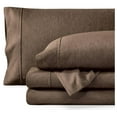 thumbnail image 1 of King Sheet Set - Luxury 1800 Ultra-Soft Microfiber King Bed Sheets - Double Brushed - Deep Pockets - Easy Fit - 4 Piece Set - Bedding Sheets & Pillowcases (King, Heathered Taupe), 1 of 8