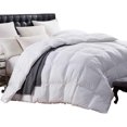 King Size 1200 ThreadCount Siberian Goose Down Comforter, 100