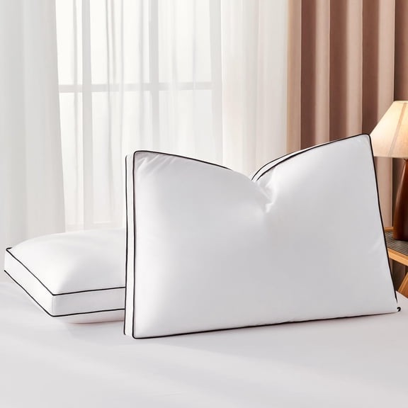 King Size 2 Pack Bed Pillows, Luxury Hotel Collection for All Sleep Positions