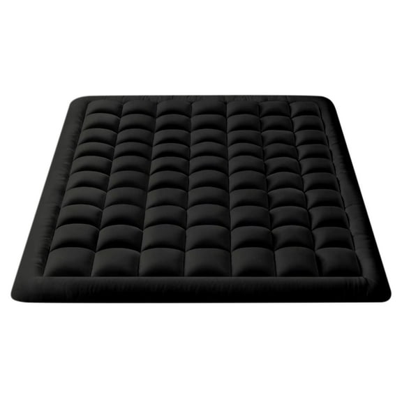 King Size- 3 Piece 800 GSM Down Alternative 3 Inch Thick Upto 15" Deep Pocket Fitted Mattress-Topper Protector for Extra Soft Comfortable Sleep for All Season- King(78X80 Inche), Dark Grey