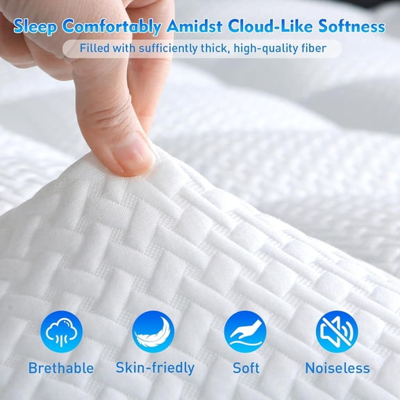 King Size 5 Inch Memory Foam Mattress Topper