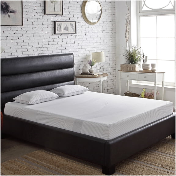 King Size 8 Inch Copper Gel Memory Foam Mattress, Medium Firm Support, CertiPUR-US Certified, Motion Isolation & Cooling Comfort