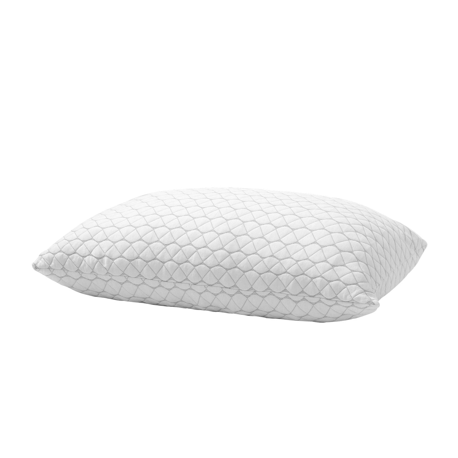 King Size Adjustable Memory Foam Pillow with Extra 1/2 lbs Filling, Machine Washable Removable Cover, Breathable Natural Fiber Fabric, for All Sleeping Positions