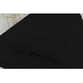 thumbnail image 1 of King Size Bamboo Derived Rayon Bed Sheet Set - Softer than Cotton Sheets King Size - Wrinkle Free - 16" Deep Pockets - 4 Piece - 1 Fitted Sheet, 1 Flat, 2 Pillowcases King Black, 1 of 5