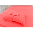 thumbnail image 1 of King Size Bamboo Derived Rayon Bed Sheet Set - Softer than Cotton Sheets King Size - Wrinkle Free - 16" Deep Pockets - 4 Piece - 1 Fitted Sheet, 1 Flat, 2 Pillowcases King Coral, 1 of 5