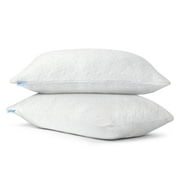 King Size Bamboo Pillow, Memory Foam Bed Pillows with Washable Pillowcases, King 1 Pack