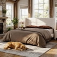 thumbnail image 1 of King Size Bed Frame, Velvet Upholstered Platform Bedframe with Wingback Headboard, No Box Spring Needed, Wood Slats, Easy Assembly, White, 1 of 7