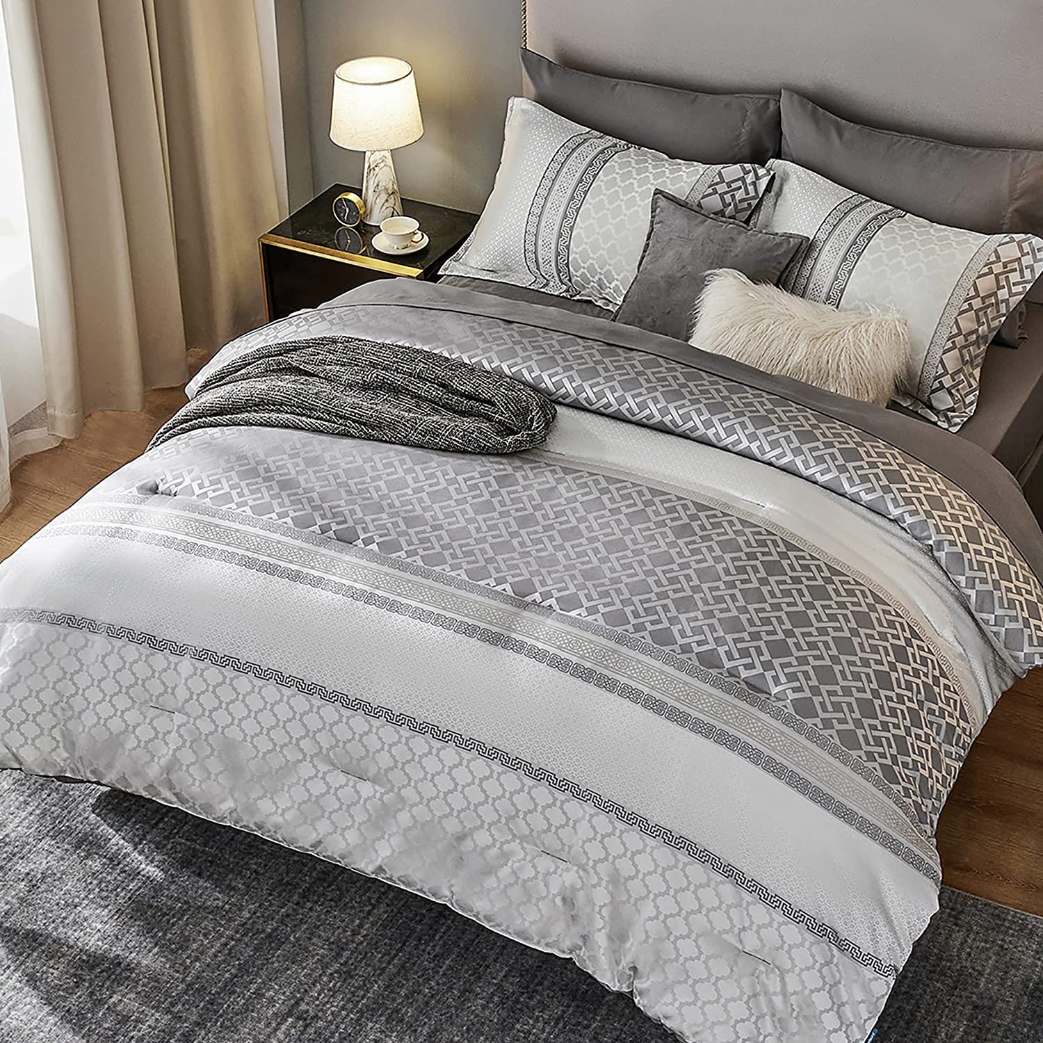 King Size Bed in a Bag - 3-piece set Hotel Style King Sized Bedding Set ...