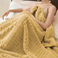 thumbnail image 1 of King Size Blanket Cozival Extra Large Fleece Throw Blanket 200X230Cm, Textured Cozy Fuzzy Nap Blanket for Office, Soft Warm Cover for Sofa Bed, Lightweight, Plush Throw Blanket, C, 1 of 9