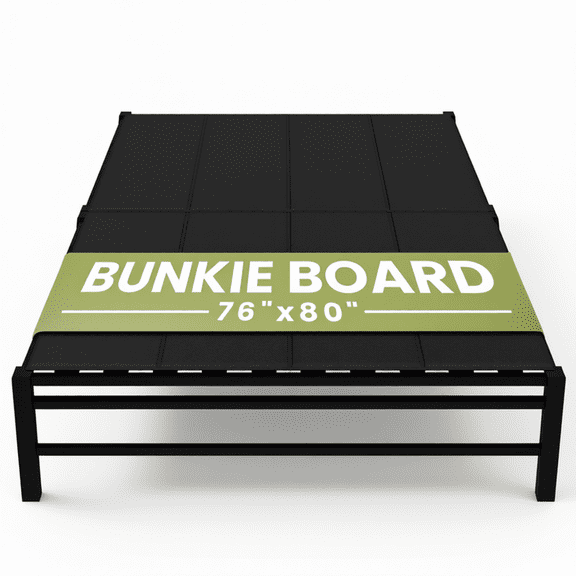 King Size Bunkie Board 76x80 Foldable Bed Support 10mm High Density Core for Slated Frames