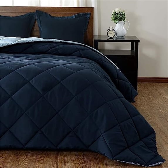 King Size Comforter Set Blue/Sapphire - King