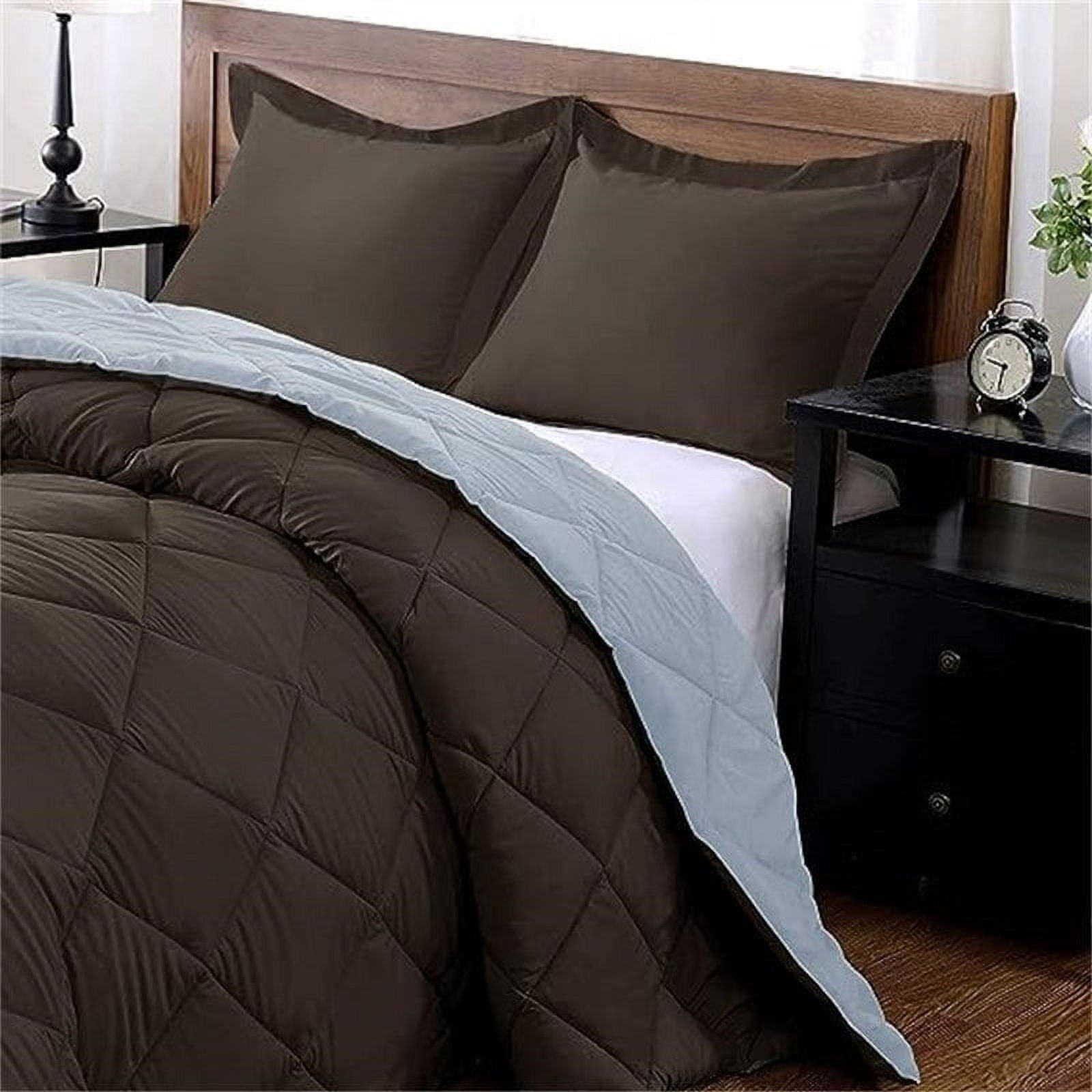 King Blue And Brown Comforter
