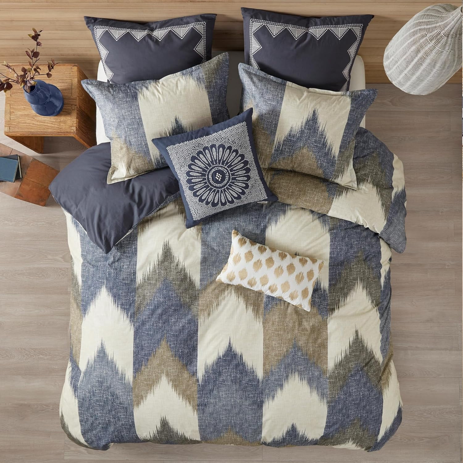 Printed Comforter Set King Bed main image 0