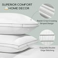 thumbnail image 1 of King Size Down Alternative Pillows Set of 2-20 x 36 Bed Pillows for Sleeping,  Pillows Good for Side and Back Sleeper, 1 of 6