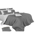 thumbnail image 1 of King Size Duvet Cover Sheets Set -  Black & White Check, 1 of 2