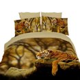 thumbnail image 1 of King Size Duvet Cover Sheets Set, Lonely Tiger, 1 of 1