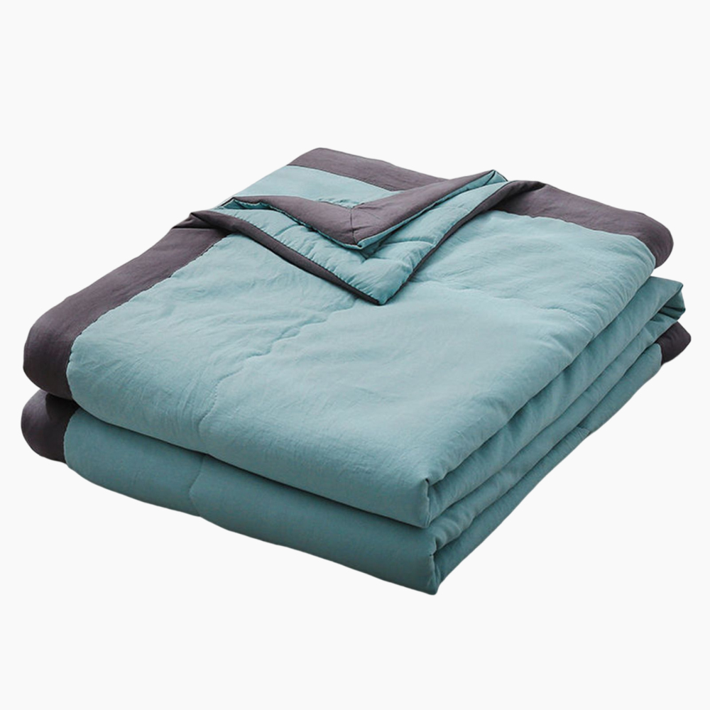 King Size Duvet Insert Quilts Double Brushed Microfiber Quilt Gift for Student Dorm Room Dark