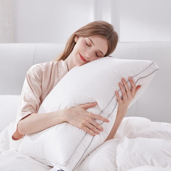 King Size Feather Down Pillow 18" X 34"