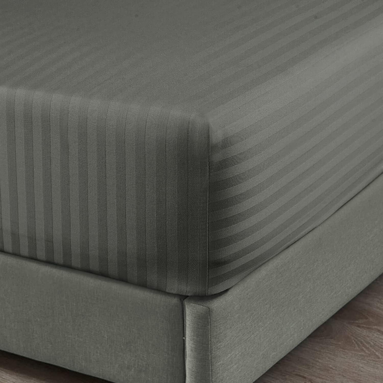 King Size Fitted Sheet 1 Piece - 400 Thread Count - 100% Egyptian ...