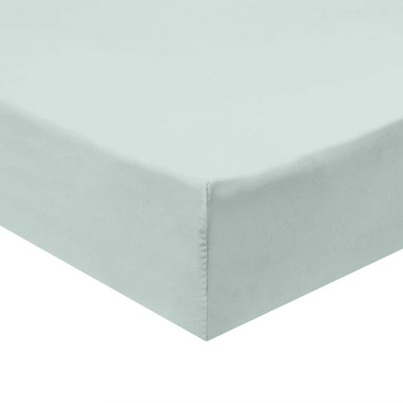 King Size Fitted Sheets 100% Cotton 600 Thread Count Solid (Sea)