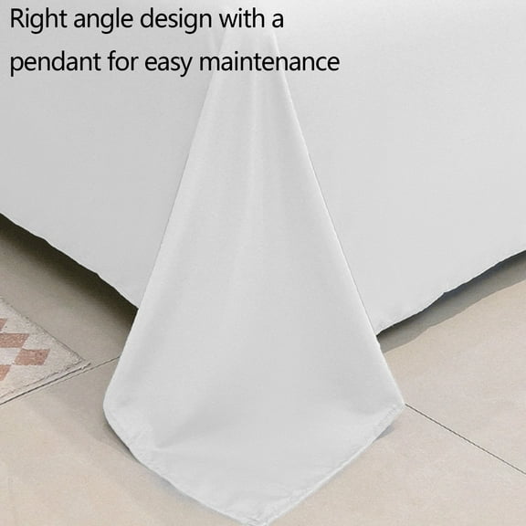 King Size Flat Sheet,Hotel Quality King Flat Sheet,Plain Bed Sheet,Brushed Microfiber Top Sheet,Ultra Soft & Breathable,Wrinkle-Free,Single Flat Sheet(White 90*80in)from QiwagFerng