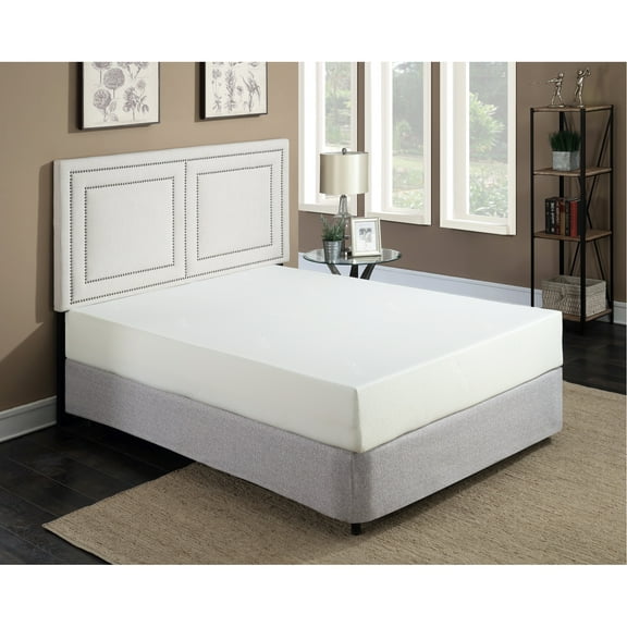 King Size Gel Memory Foam Mattress - 10" , Aloe Cover, Minimizes Disruptions During Sleep For 10", Double , A Harmonious Environment