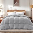 King Size Goose Feather Down Comforter UltraSoft 100 Cotton Cover