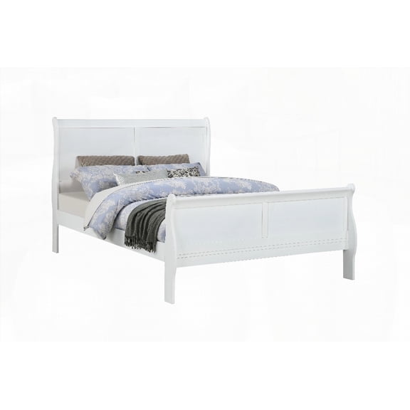 King Size Louis Phillipe Solid Wood Wooden Bedroom Furniture featuring Dustproof Drawer Bottoms