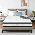thumbnail image 1 of 10'' King Hybrid Mattress - Individually Pocketed Innerspring, Medium Firm, 1 of 19