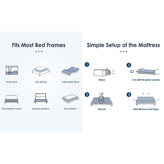 King Size Mattress,10 Inch Hybrid Mattress, Individually Pocketed Innerspring, Medium Firm
