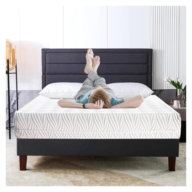 King Size Mattress, 10 inch Cooling Gel Memory Foam Mattress in a Box