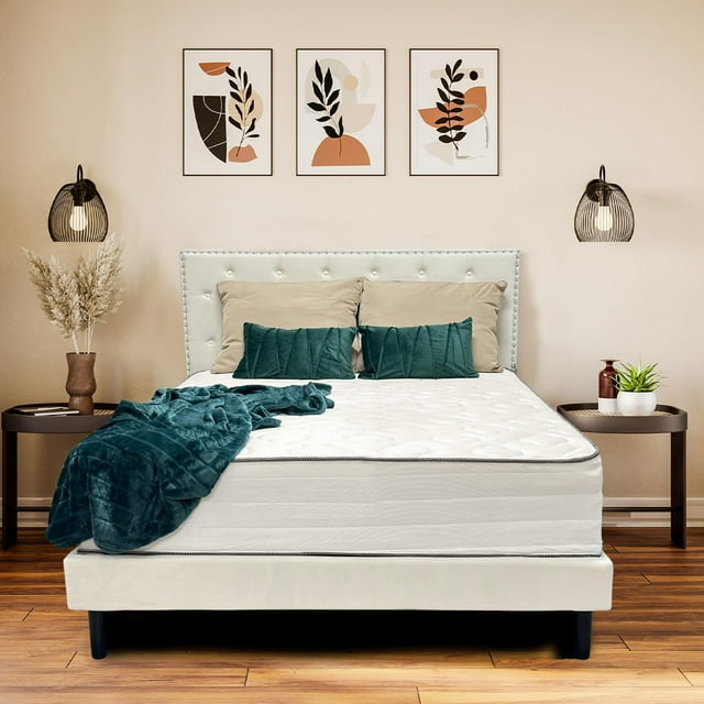 King Size Mattress 12 Inch Cool Memory Foam & Spring Hybrid Mattress