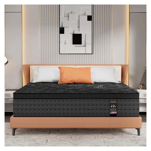 King Size Mattress 12 Inch, Medium Firm Colchones King Size Bed in a Box