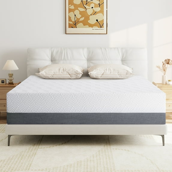 King Size Mattress Madinog 12" Memory Foam Mattress More Breathable, Medium Soft Mattress in a Box