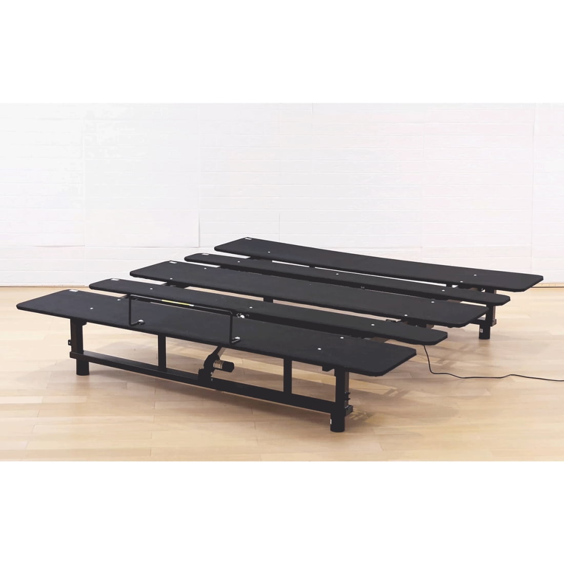 King Size Metal Bed Frame, Adjustable Mattress Foundation with Head and
