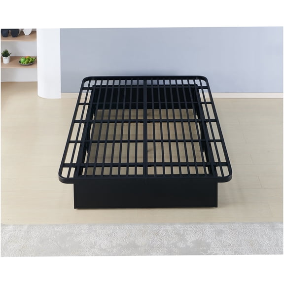 King Size Metal Platform Bed Frame, Heavy Duty Bed Base with Noise Free Structure, No Box Spring Needed, Strong Support for Mattress