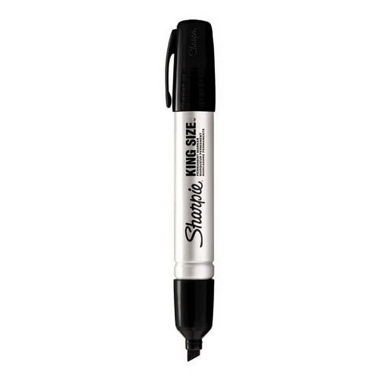 King Size Permanent Marker, Broad Chisel Tip, Black, Dozen King Size Permanent Marker, Broad Chisel Tip, Black, Dozen