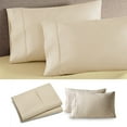 thumbnail image 1 of King Size Pillow Cases Set of 2, 20×36 In Envelope Closure Pillow Covers, Microfiber Fabric Srinkage and Fade Resistants Pillow Protector（Beige）, 1 of 5