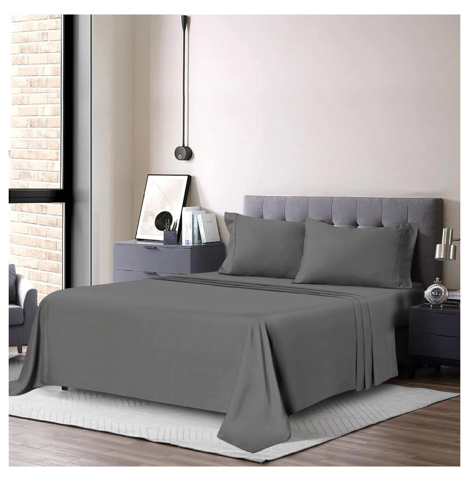 King Size Sheets Set 2 Pack 4 Piece King Size Bed Hotel Bedding