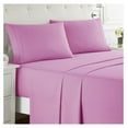 thumbnail image 1 of King Size Sheets Set - 4 Piece Sheets, Deep Pocket, Hotel Luxury, Extra Soft, Breathable and Cooling, Light Pink King Bed Sheets, 1 of 9