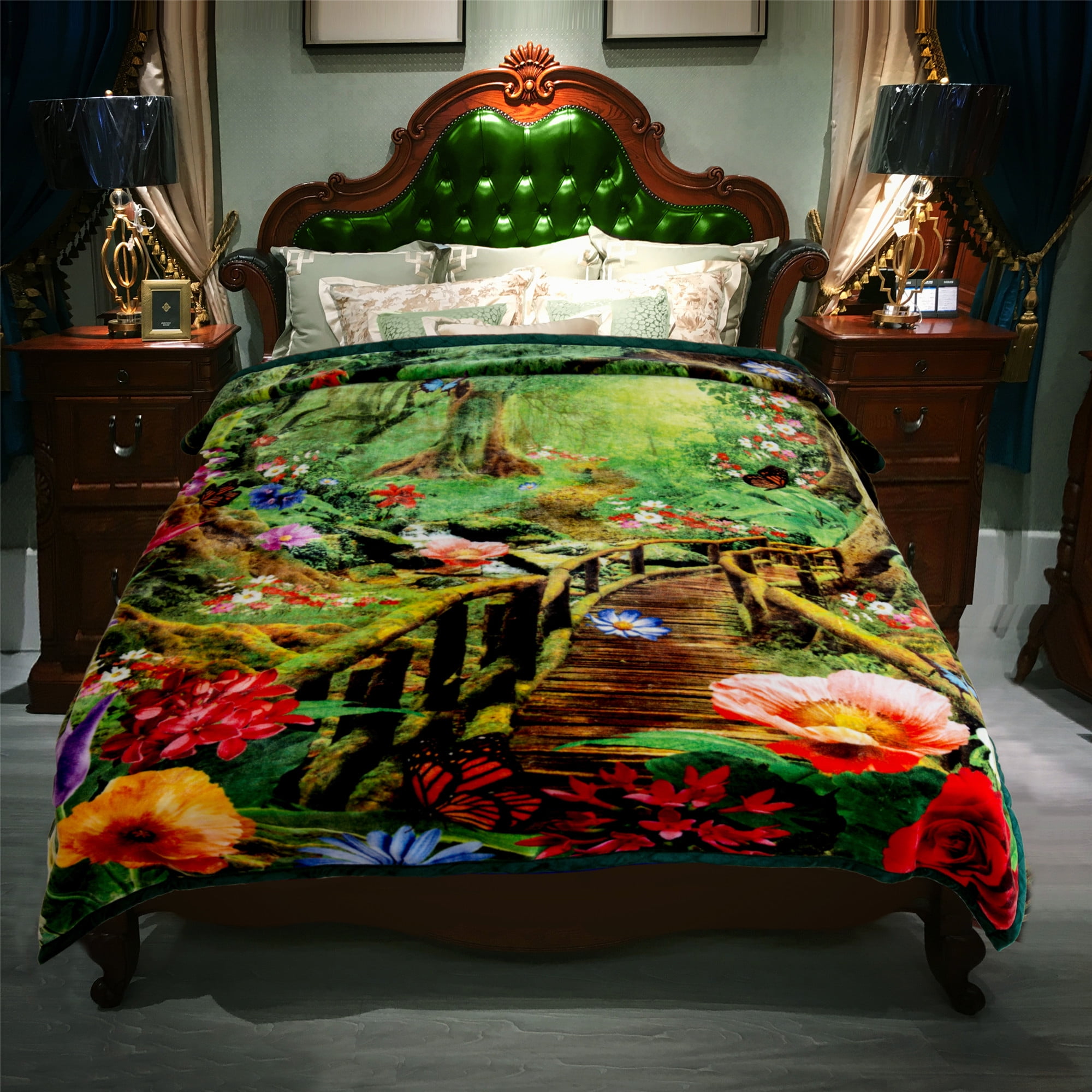 King Size Soft Plush Heavy Thick Blanket For Winter 2 Ply Warm Blanket