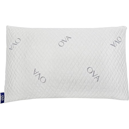 King Size Tri-blend memory foam hypoallergenic pillow, Cooling cover, Firm or Soft Customizable. Machine washable, 100% Made in The U.S.A. 60 Day Risk free trial! (1 Pack, King)