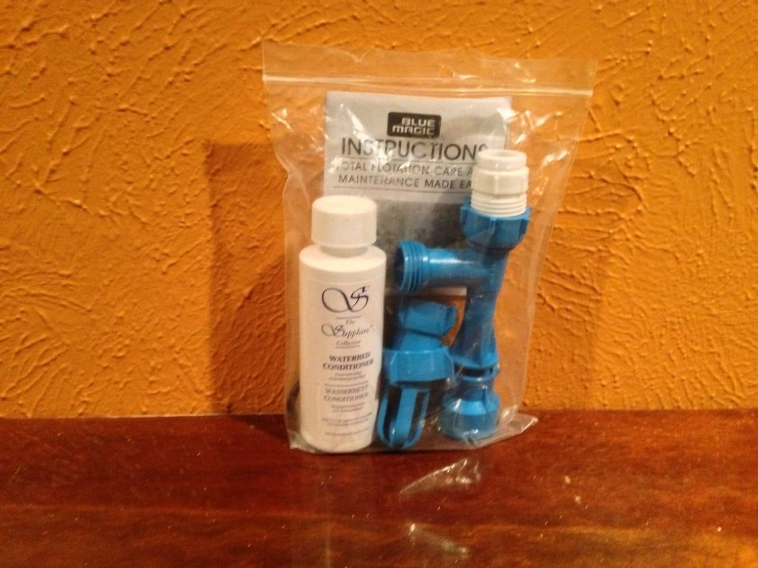 King Size Ultra Support Hardside (Wood Frame) Waterbed With Liner And Fill & Drain Kit