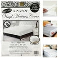 King Size Vinyl Zippered Mattress Cover Protector Dust Bug Allergy