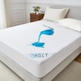 thumbnail image 1 of King Size Waterproof Mattress Pad Protector, Noiseless Mattress Pad up to 21 inches Deep Pocket, Soft Breathable Bed Mattress Cover Washable for Home, Bedroom, Hotel, 1 of 7