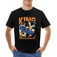 thumbnail image 1 of King Skateboard with Skateboarder Men’s T-Shirt 100% Cotton Casual Short Sleeve Tops Gift Tee Black S, 1 of 5